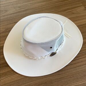 Elegant White Braided Women's Hat